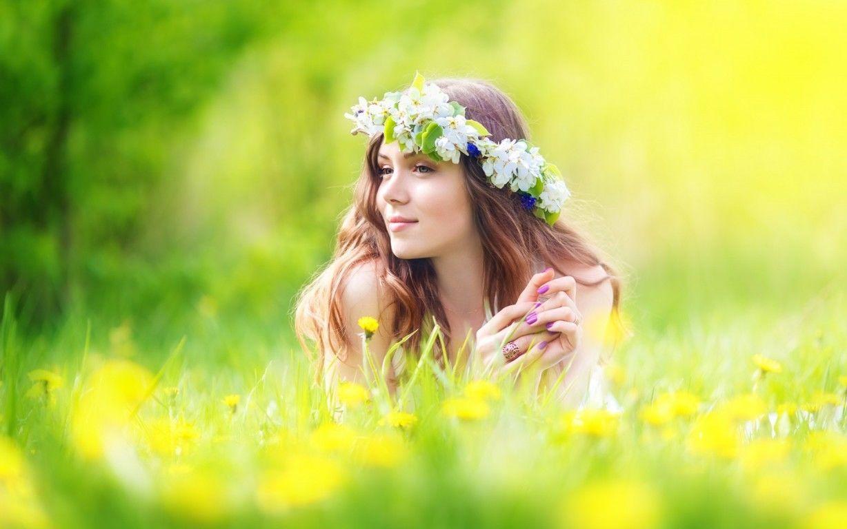 Girls Flowers Wallpapers - Top Free Girls Flowers Backgrounds