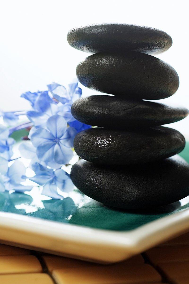800x1200 Download wallpaper 800x1200 stones, therapy, flowers