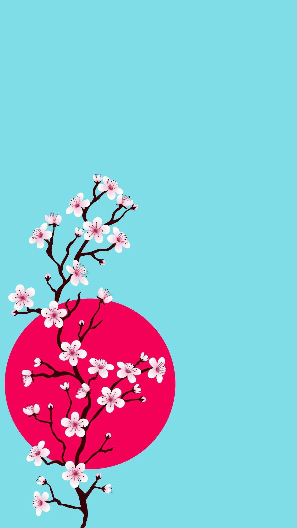 1242x2208 Hanami. Crafty things. Geisha art, Blossom tattoo