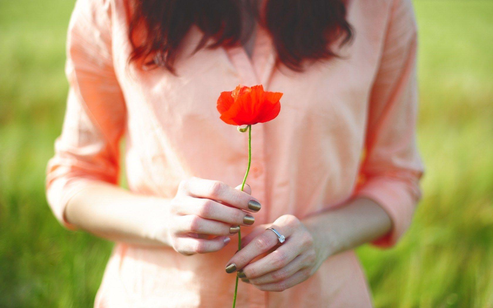 1680x1050 Girls With Flowers Wallpaper 4K (1680x1050 px). Wallperio.com™
