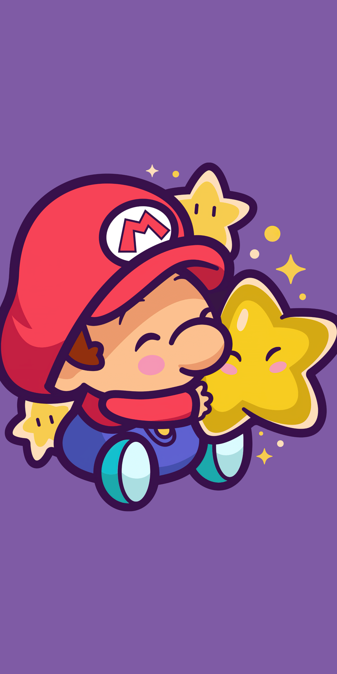 1080x2160 Super Mario Wallpaper 4K, Cute Mario