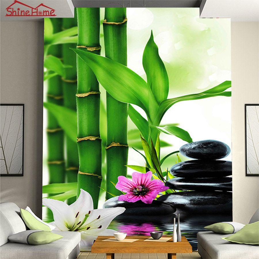 900x900 US $9.9 45% OFF. SPA Massage Bamboo Stone 3D Photo Brick Wallpaper For Walls 3D Wall Paper Mural Rolls Livingroom Household Decal Papel De Parede In