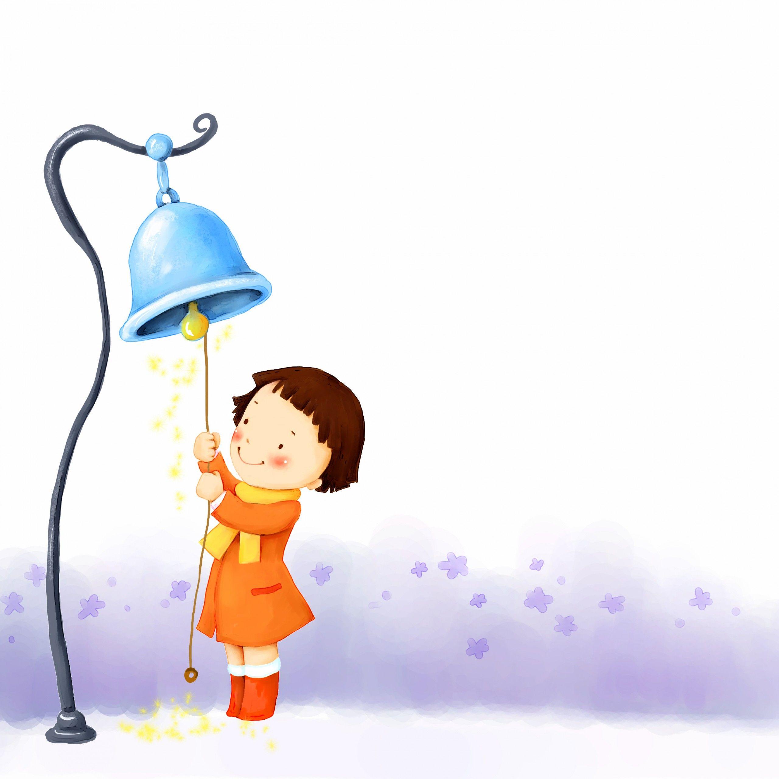 2560x2560 Wallpaper Korean child, Cute Child, Winter Girl, Playing