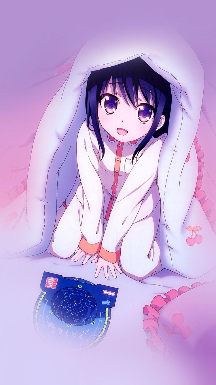 750x1334 iPhone7 wallpaper. charlotte anime