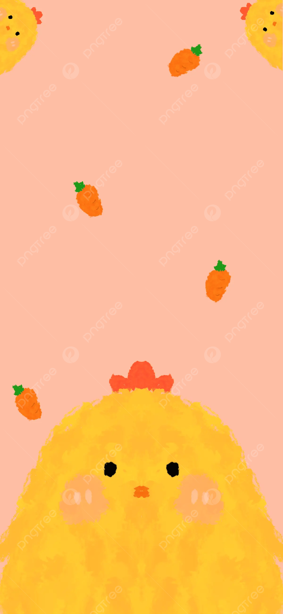 1200x2600 Lil Chicken Background Wallpaper Image
