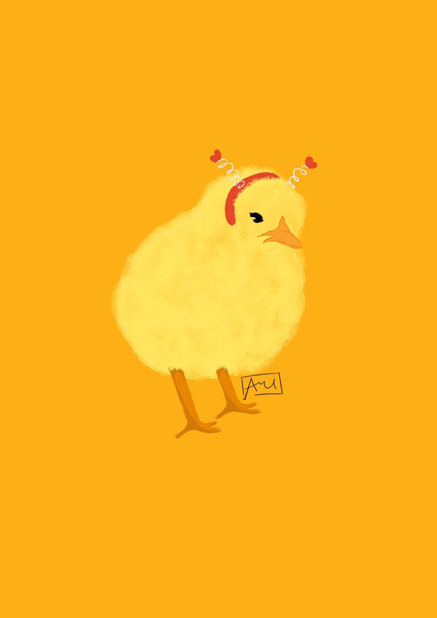 1448x2048 ari on X: Drew a baby chicken as my