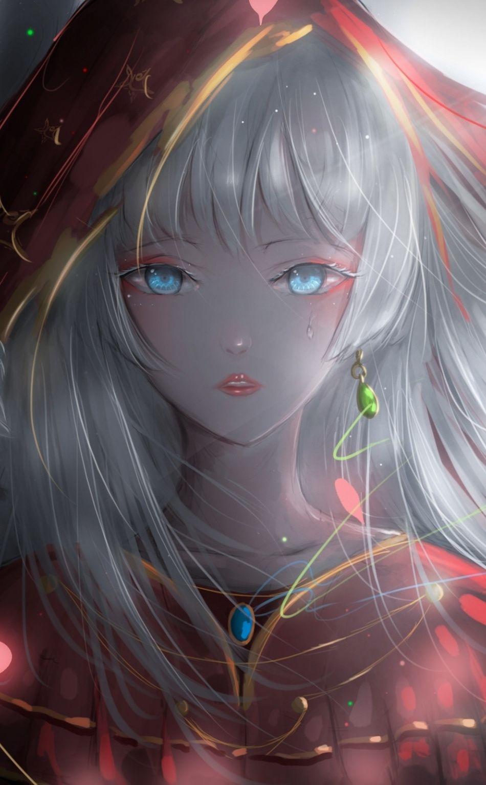 950x1534 Download 950x1534 wallpaper red hood, beautiful, anime girl