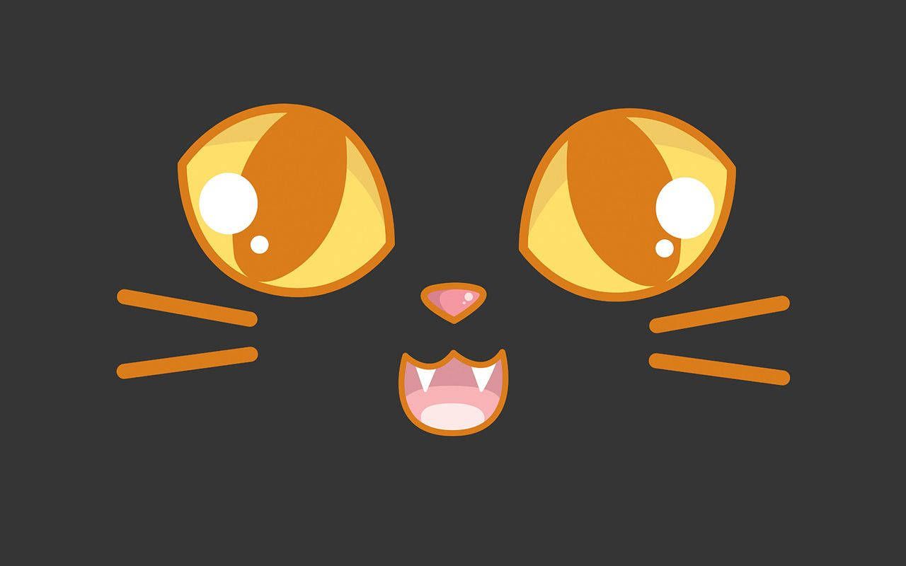1280x800 Download Kawaii Halloween Cat Wallpaper