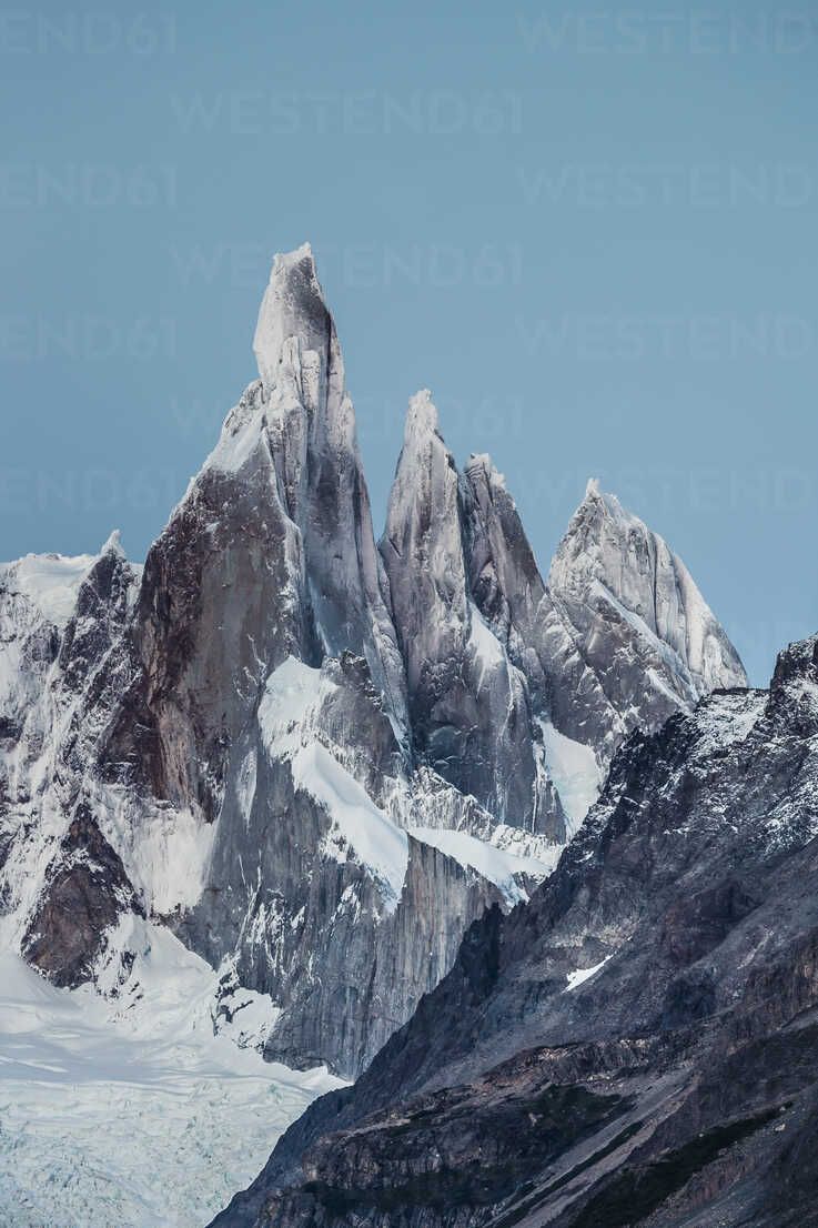 737x1106 Blue sky over Cerro Torre and Fitz Roy