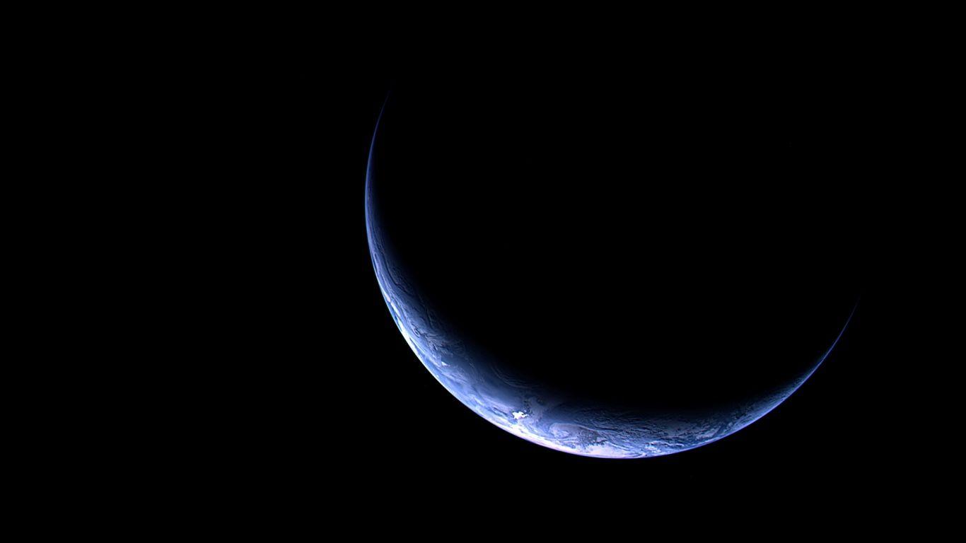 1366x768 Crescent Moon desktop PC and Mac wallpaper