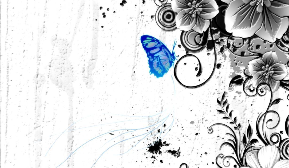 1229x714 Butterfly Abstract HD Wallpaper