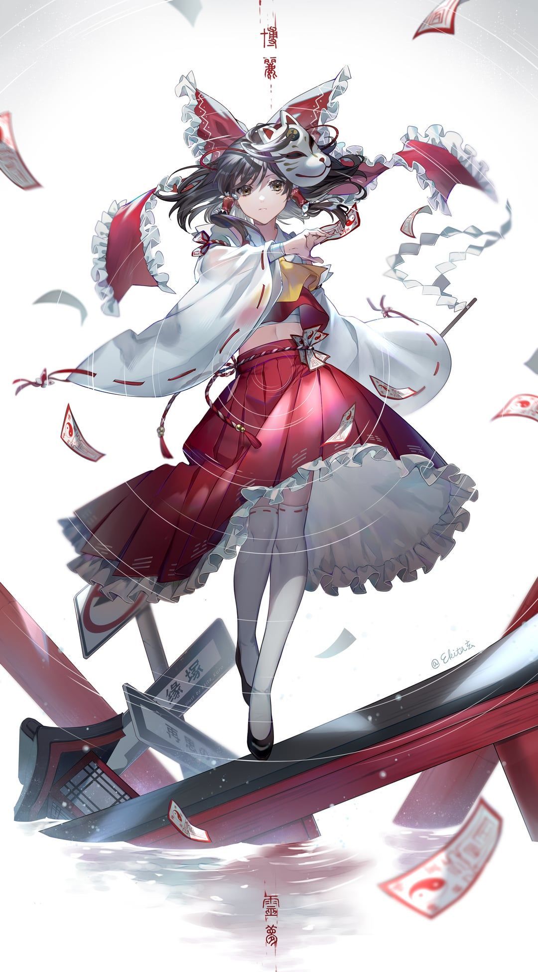 1080x1950 Shrine Maiden of Paradise
