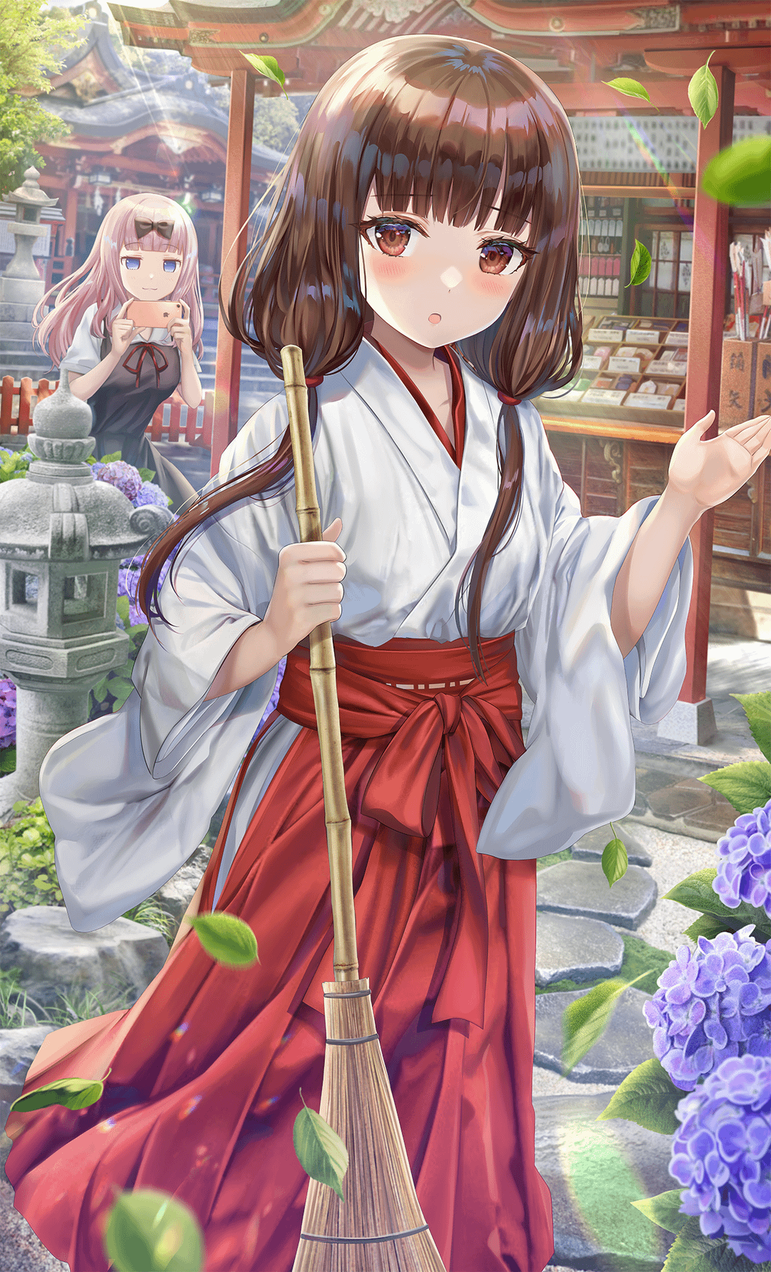 1080x1781 Miko Iino in a shrine maiden outfit by
