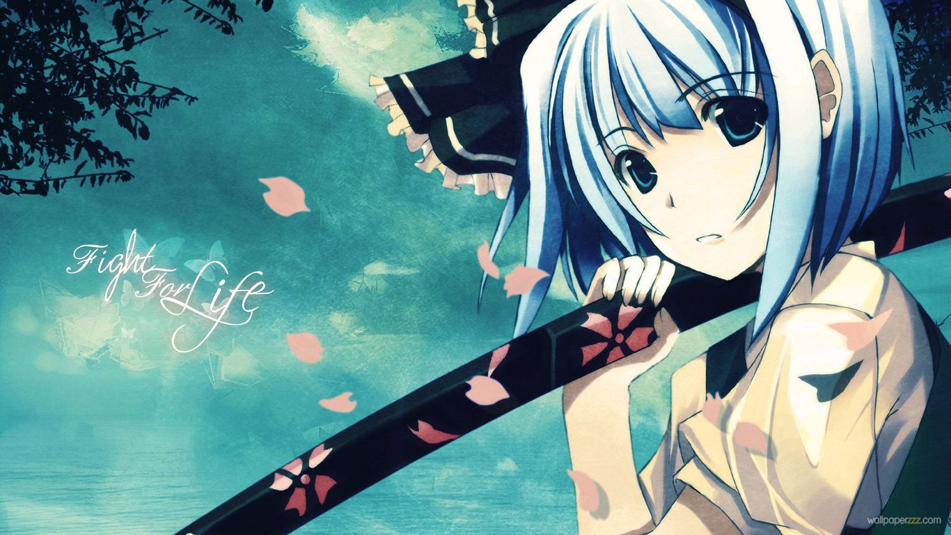 1366x768 Shrine Maiden