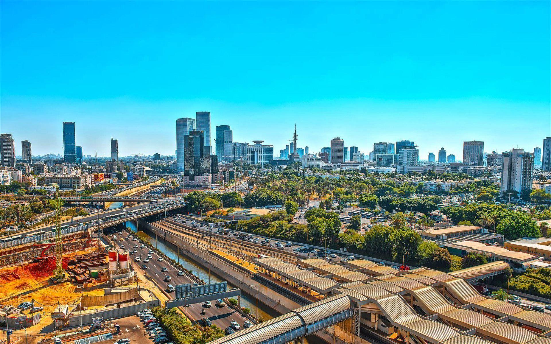 1920x1200 Download wallpaper tel aviv, israel, summer for desktop