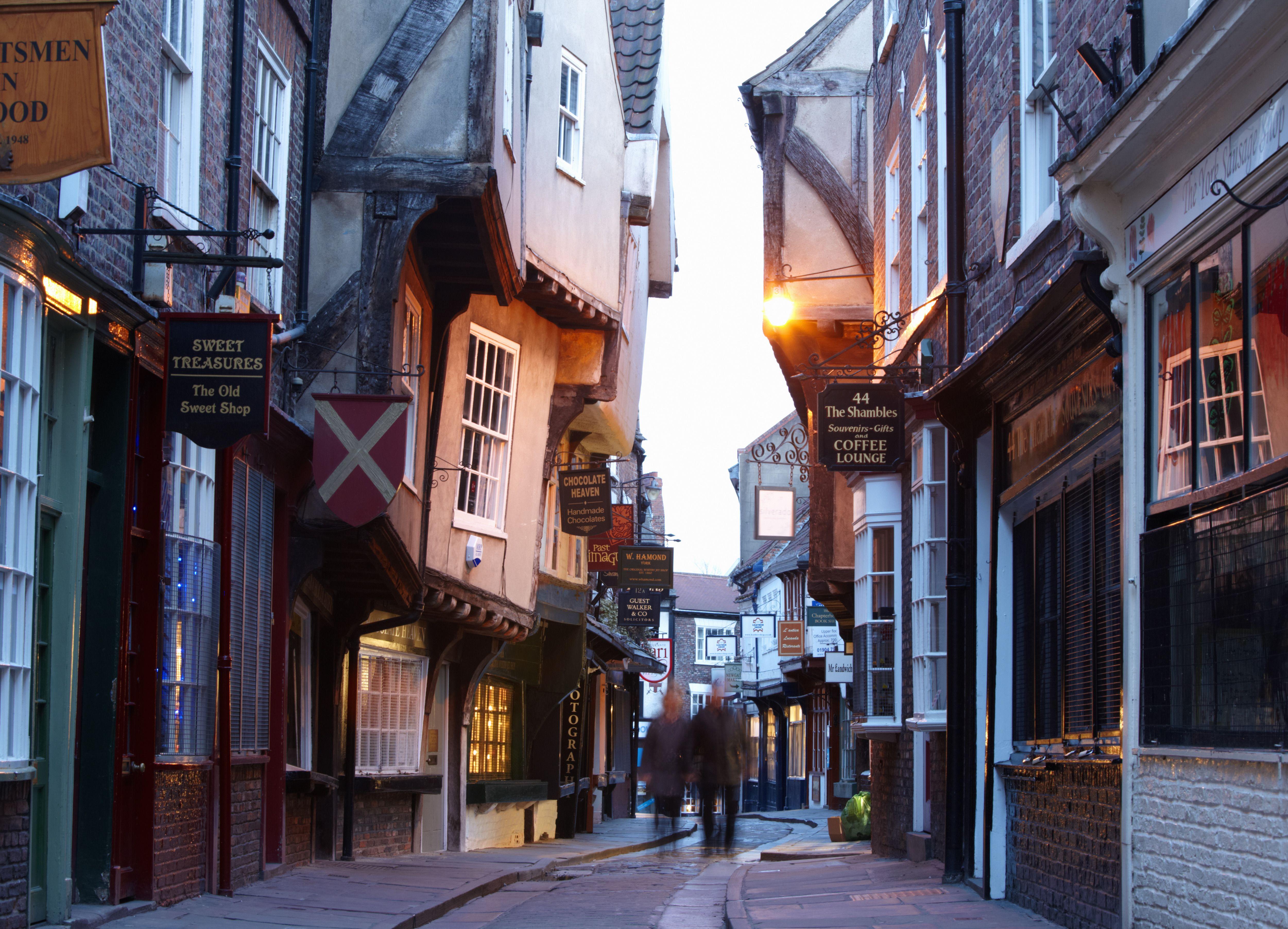 5002x3608 Photo: A Lovely Picture of The Shambles in York England