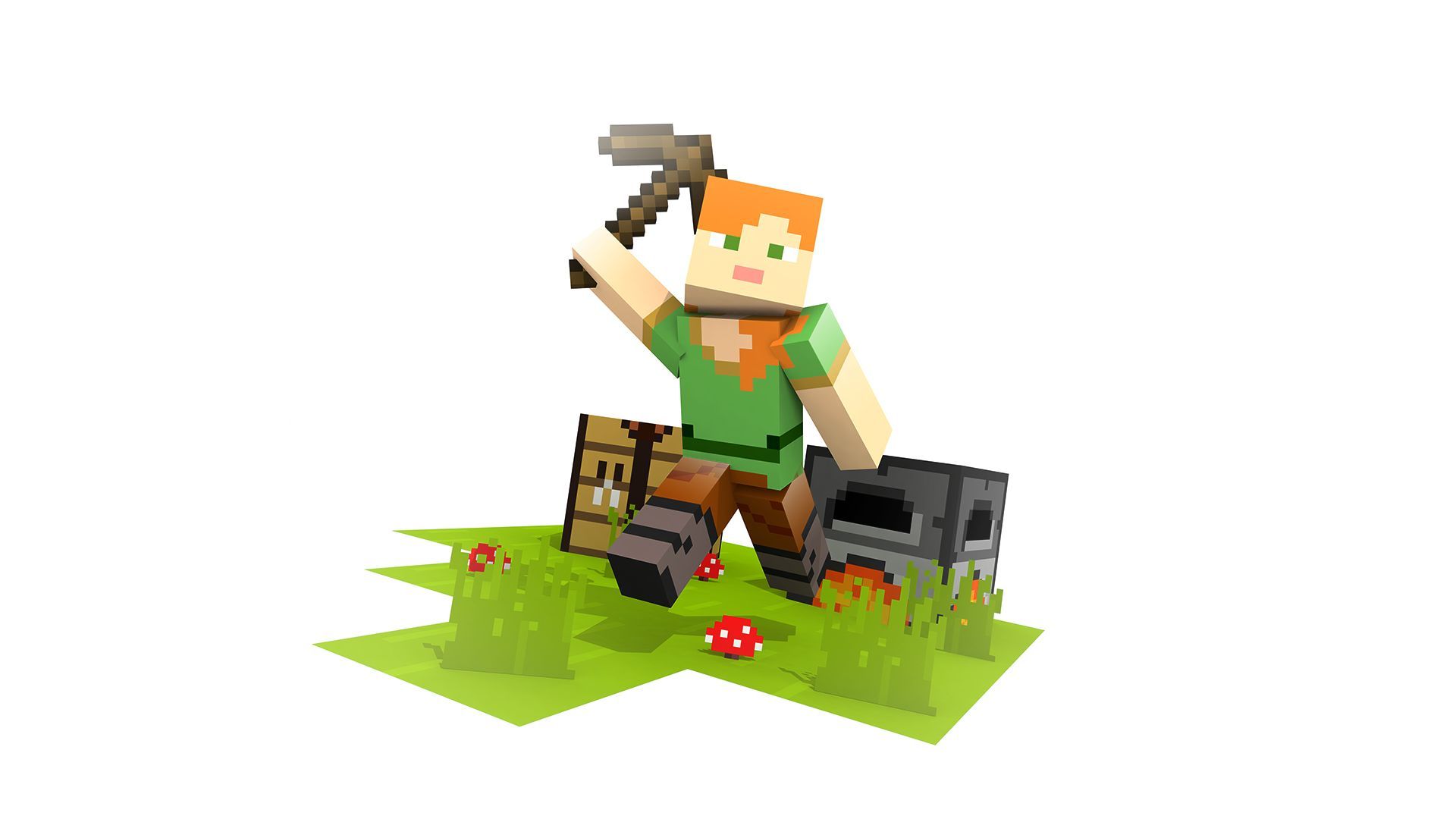 1920x1080 Alex (Minecraft) wallpaper for desktop