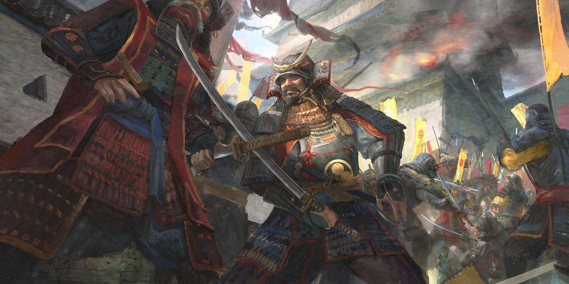 1920x960 desktop wallpaper for samurai. Fantasy. Tokkoro