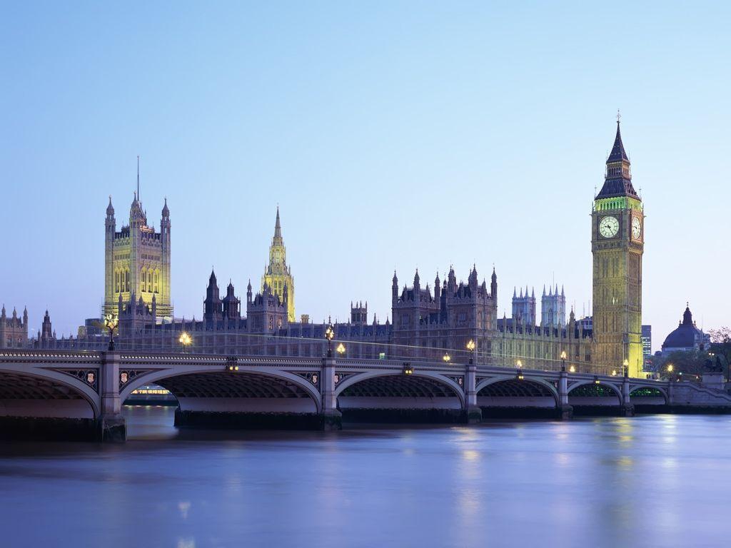 1024x768 Desktop Wallpaper United Kingdom Bridges Cities Famous