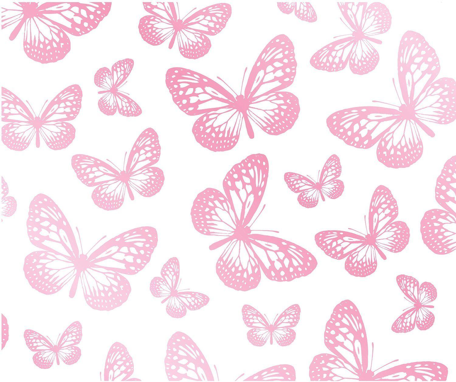 1500x1259 Pink Butterfly Wallpaper
