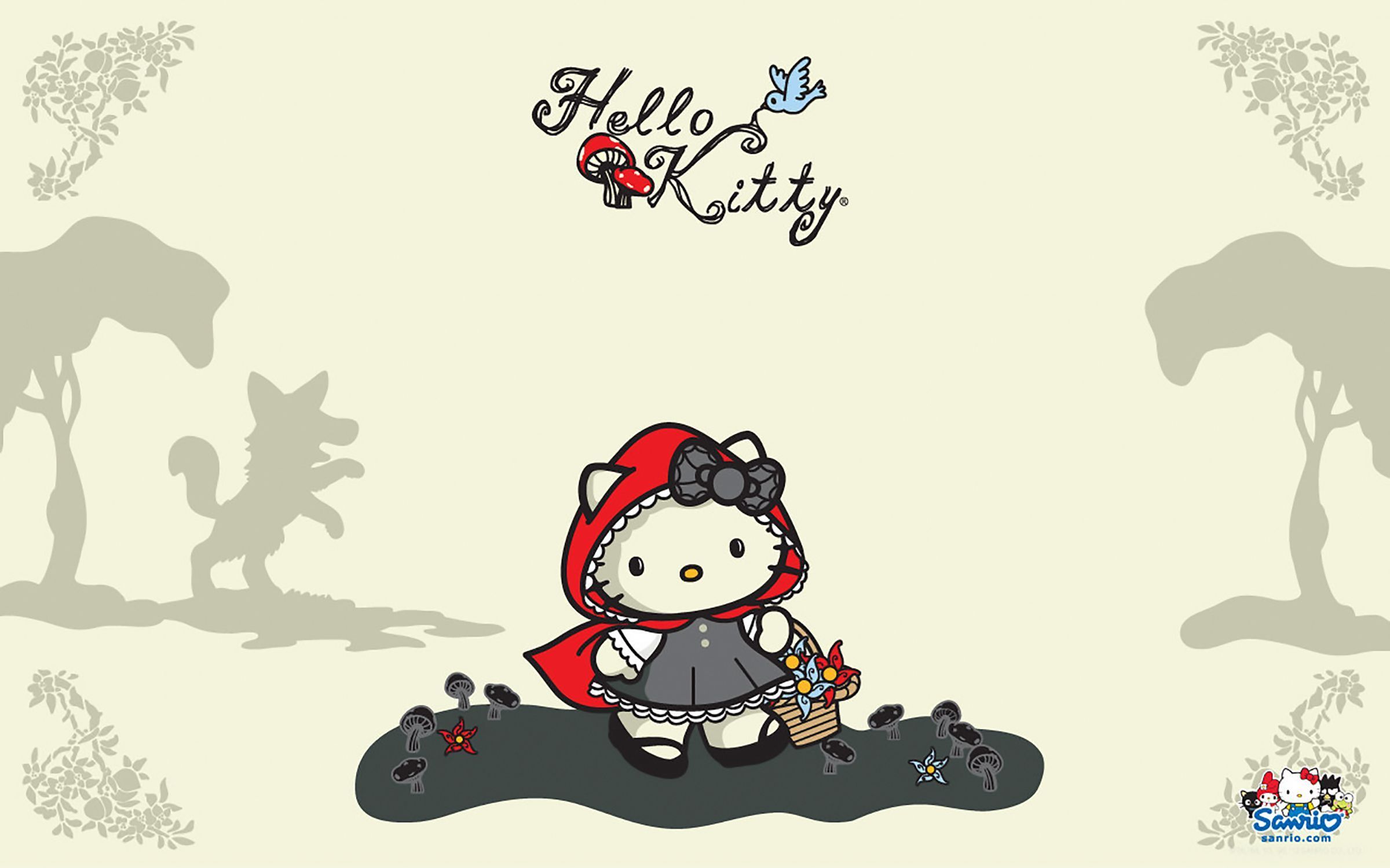 2400x1500 Sanrio Hello Kitty Little Red Riding