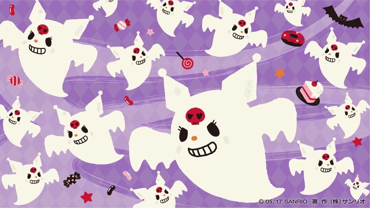 1280x720 kuromi halloween wallpaper