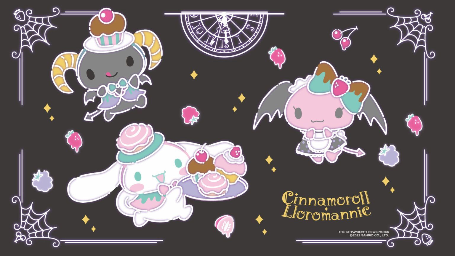 1536x864 Sanrio Cinnamoroll Halloween Desktop
