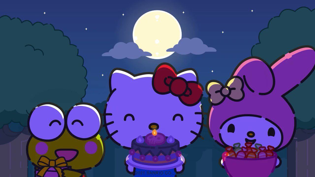 1280x720 Halloween Episode of Hello Kitty