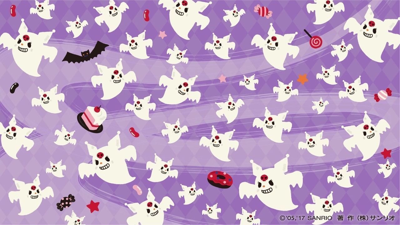 1280x720 kuromi halloween wallpaper