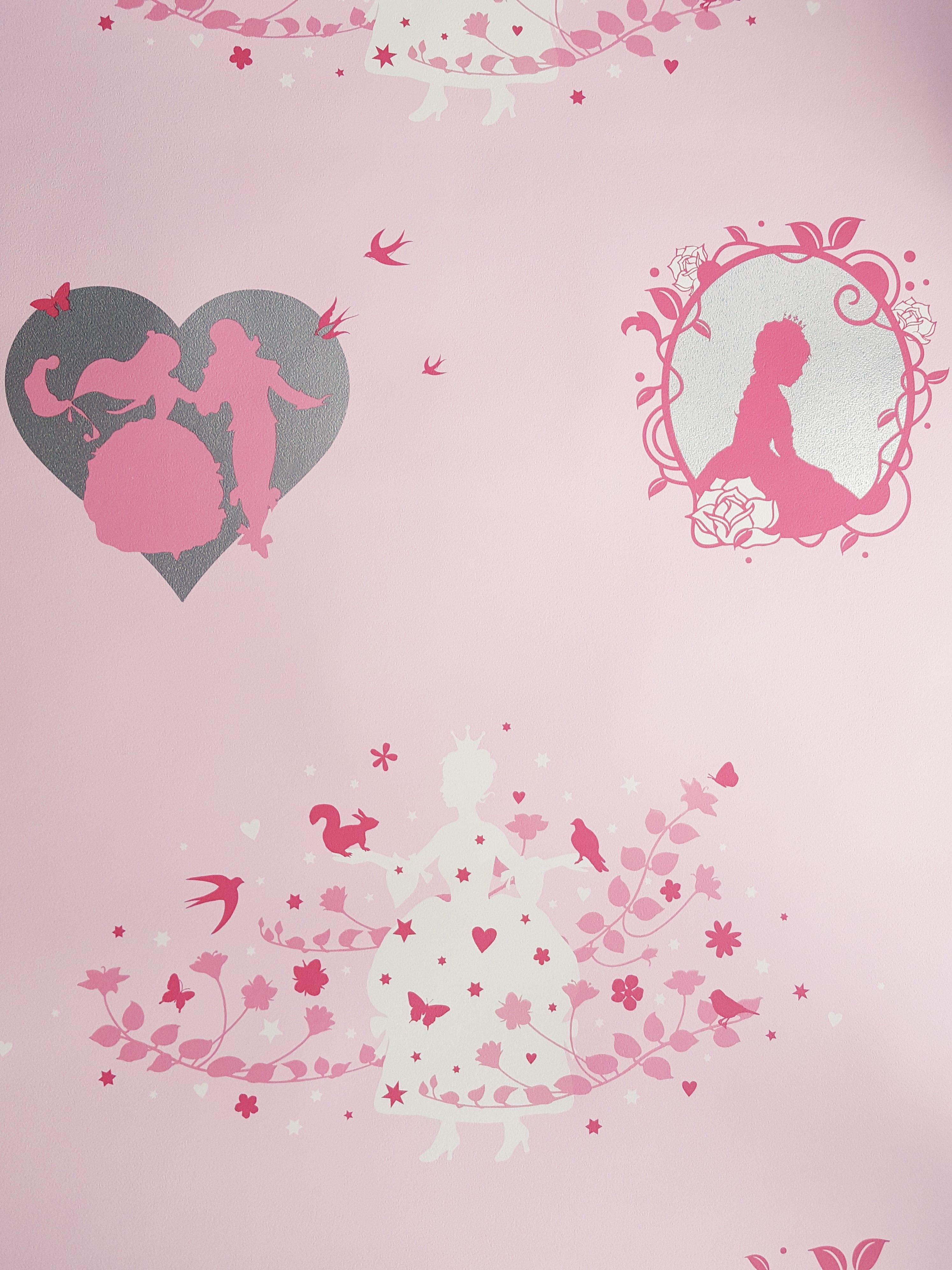 2988x3984 Fairies Fairy Princess Pink Silver Kids Childrens Girls Wallpaper 20005