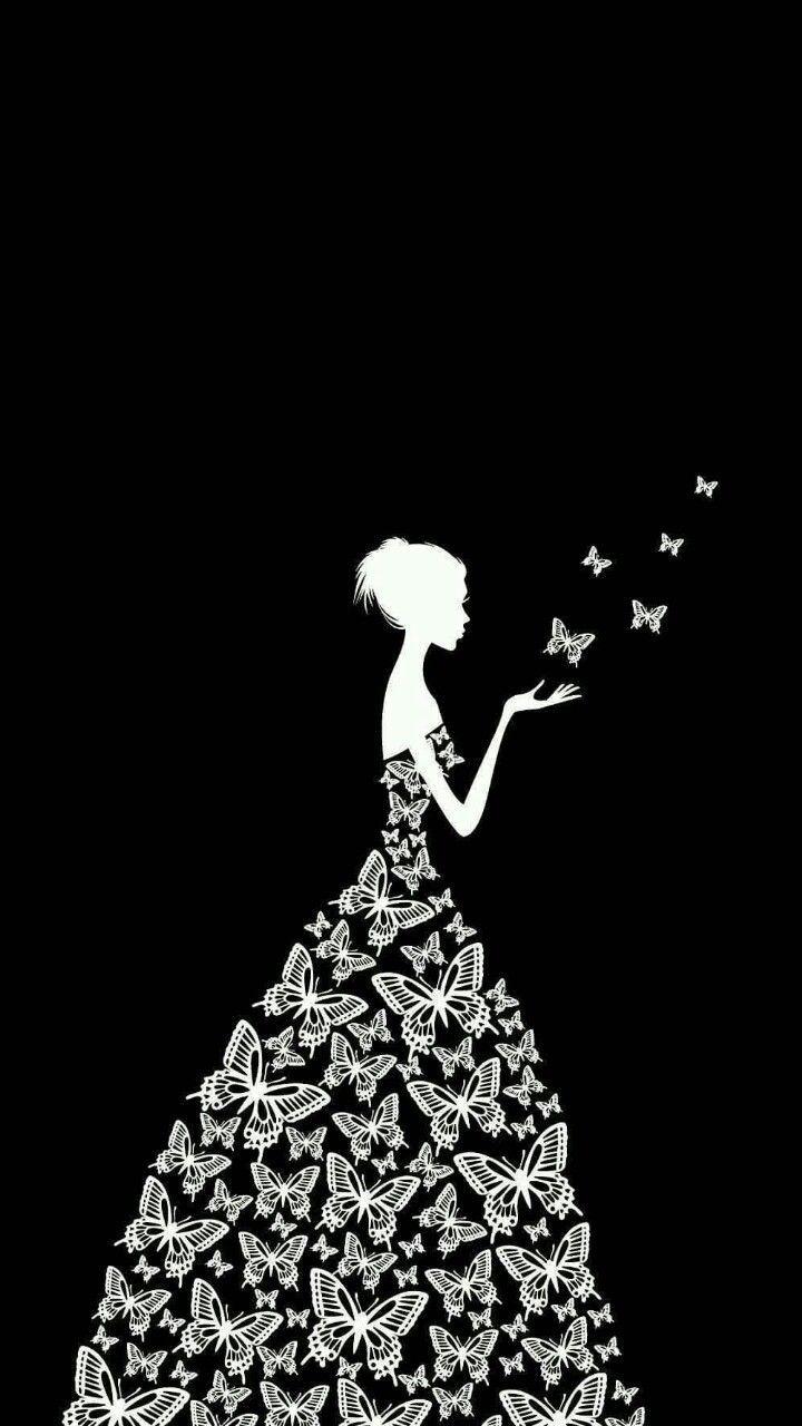 720x1280 Butterflies in Flight. ART. Cute wallpaper, Dark