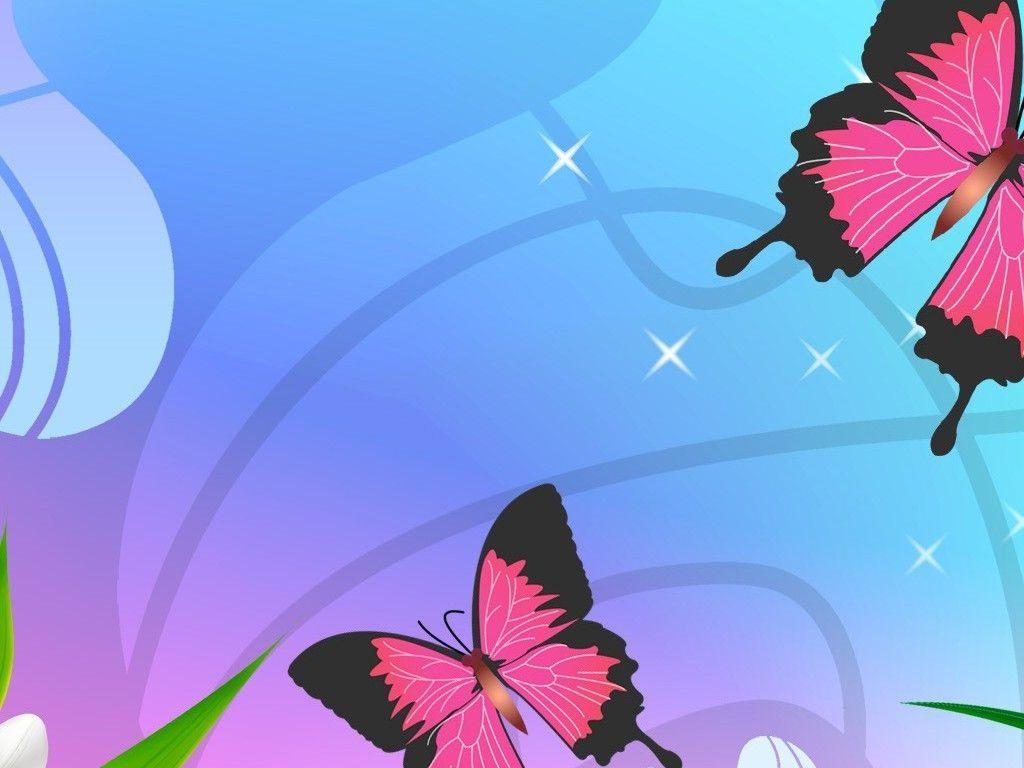 1024x768 Butterfly Wallpaper hd: Pink Butterfly Wallpaper