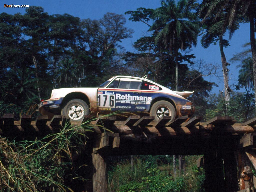 1024x768 Porsche 959 Paris Dakar 1985 wallpaper