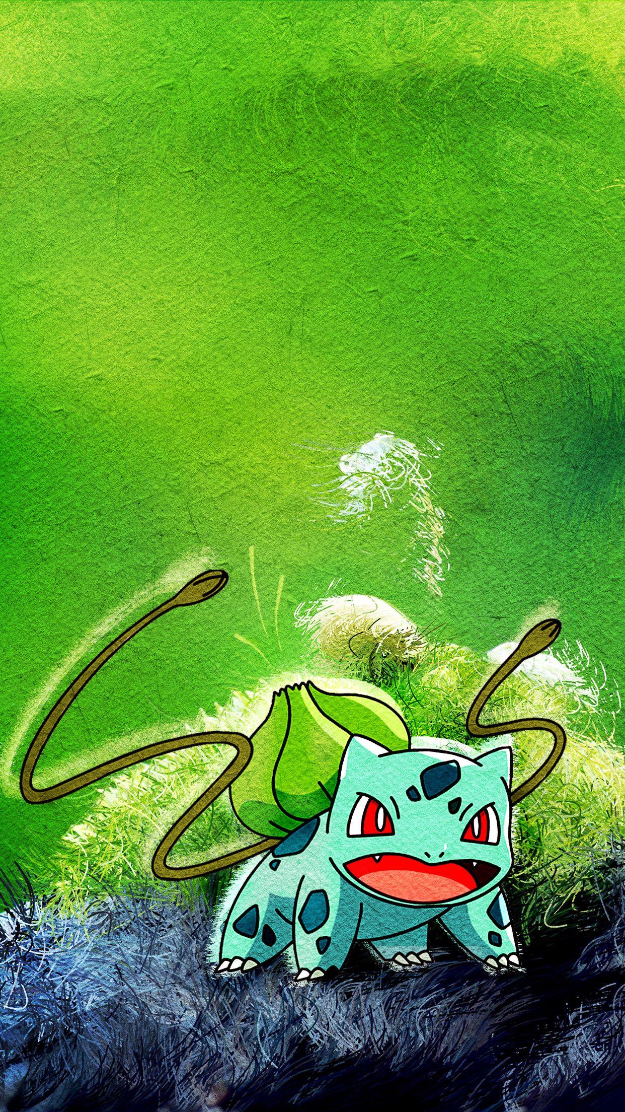 1242x2208 Bulbasaur Wallpaper