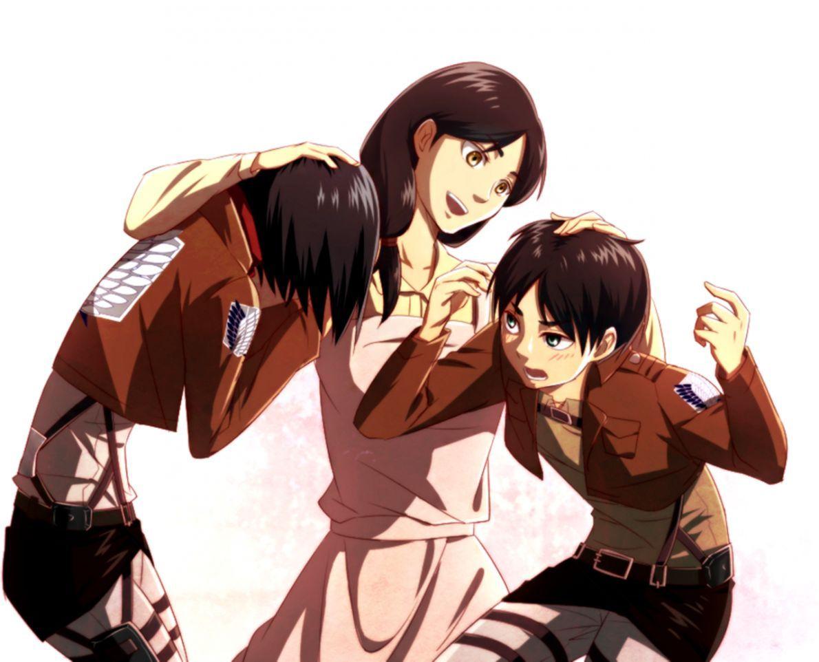 1190x962 Eren Jaeger Mikasa Ackerman