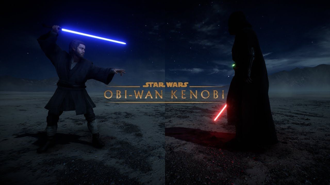 1280x720 Star Wars Battlefront II Wan Kenobi VS Darth Vader (Mod Showcase)