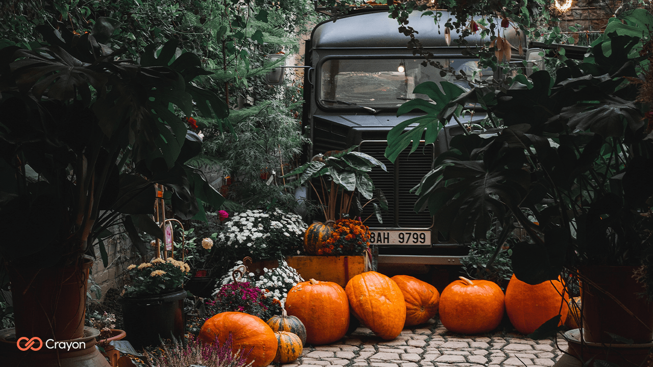 1280x720 Fall and Halloween Background