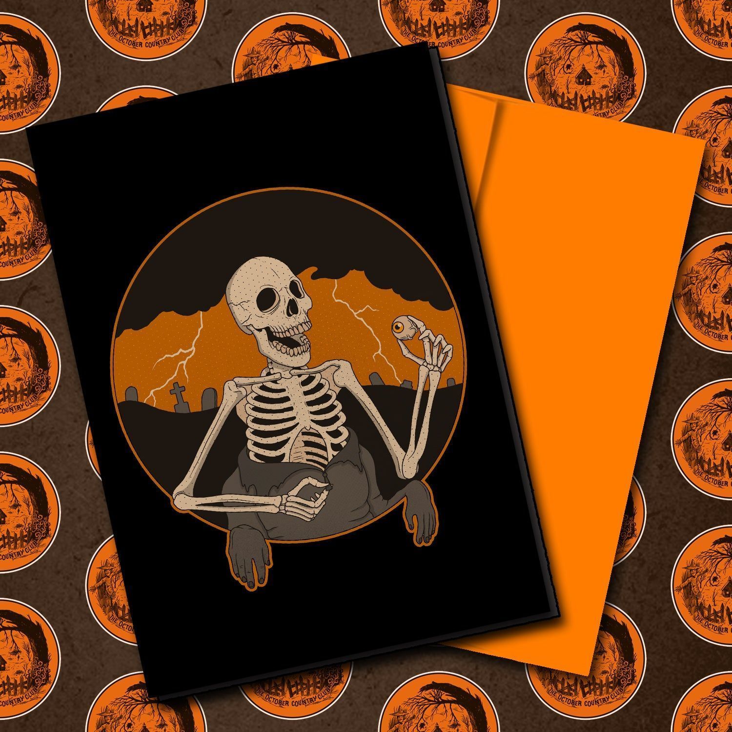 1500x1500 Overrated Halloween Greeting Card