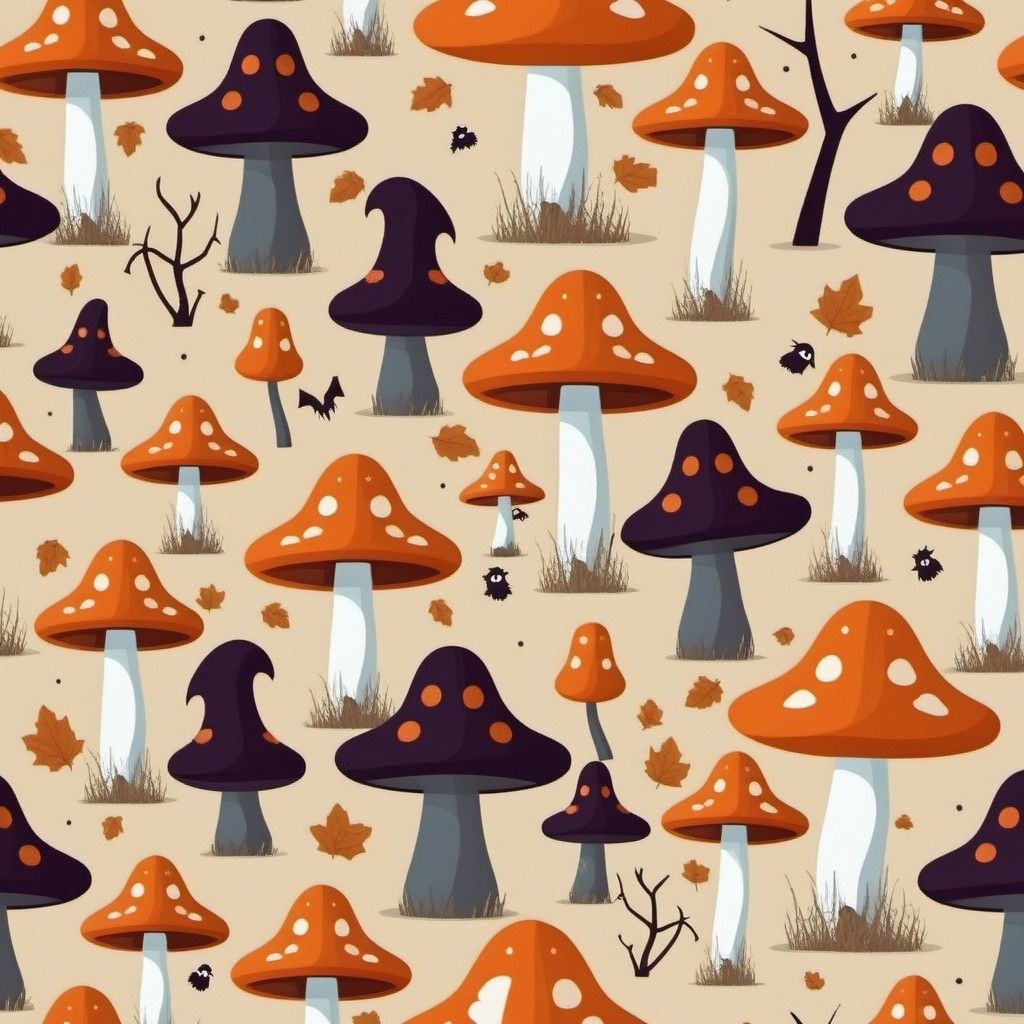 1024x1024 halloween seamless background Prompts