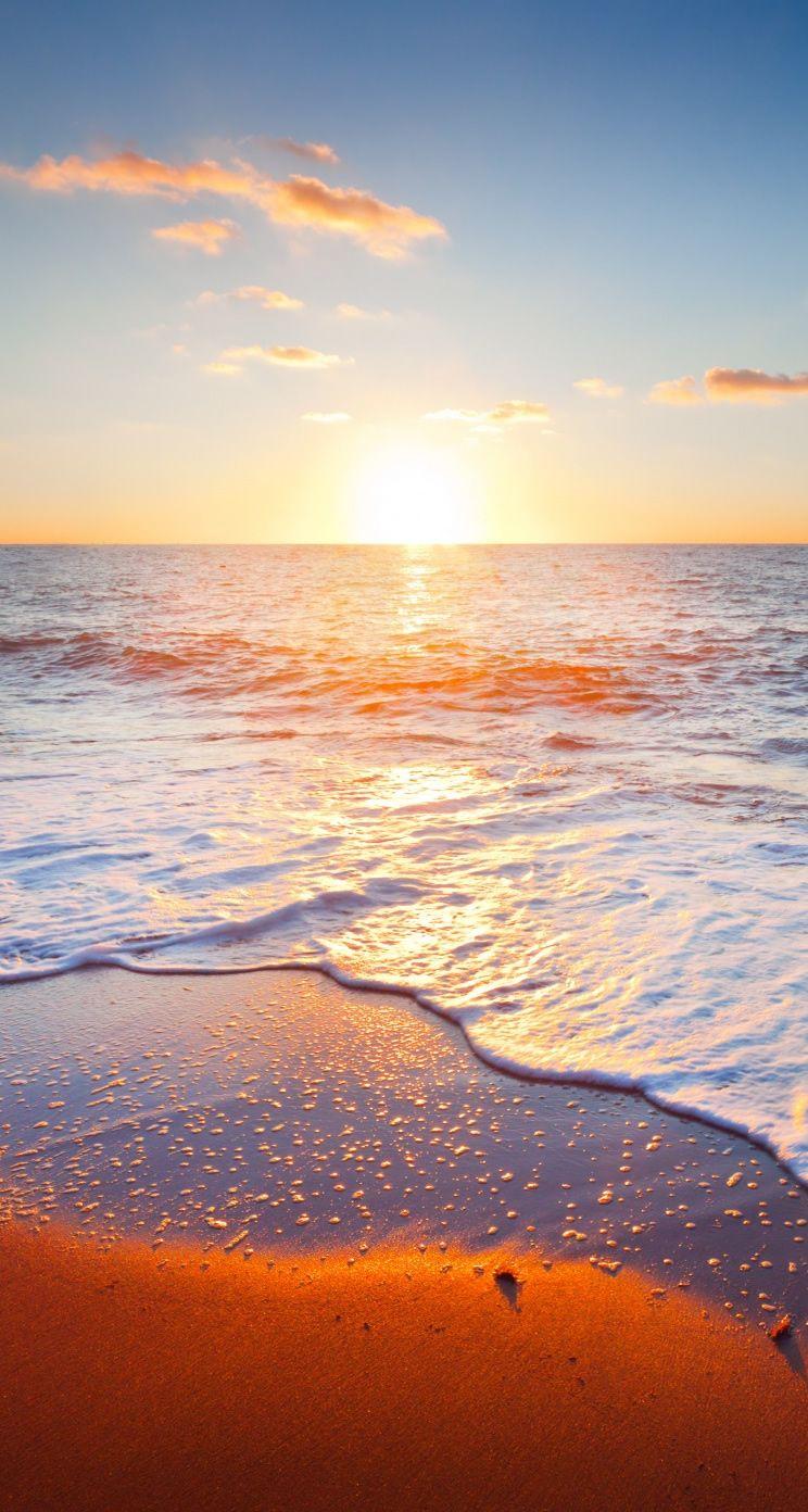 744x1392 iPhone Beach Wallpaper