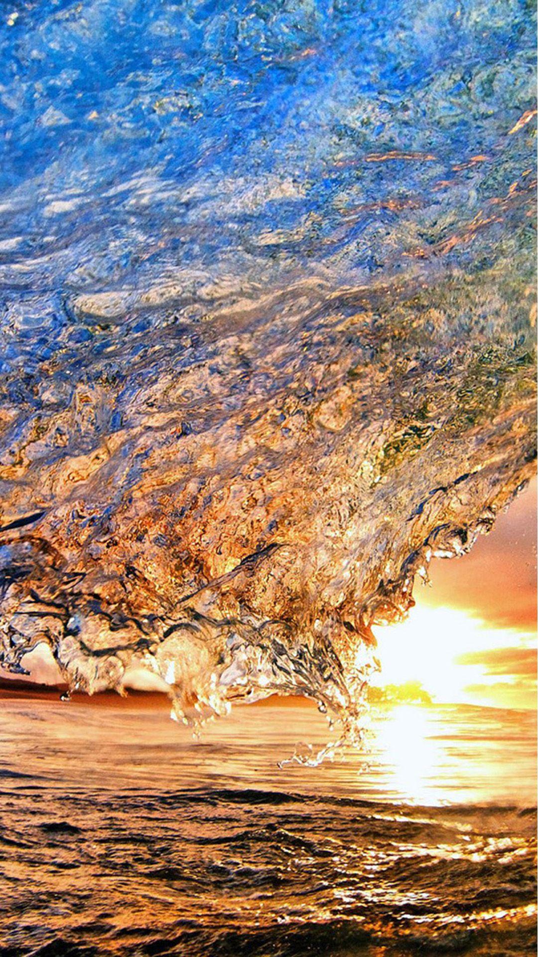 1080x1920 Waves Water Beach Wallpaper and Background for iPhone