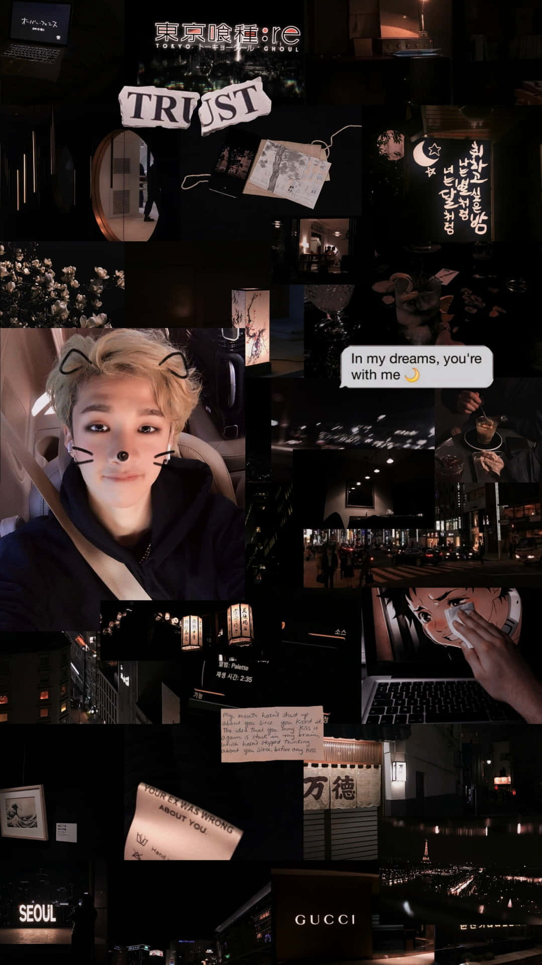 1079x1920 Download Stray Kids Aesthetic Collage_