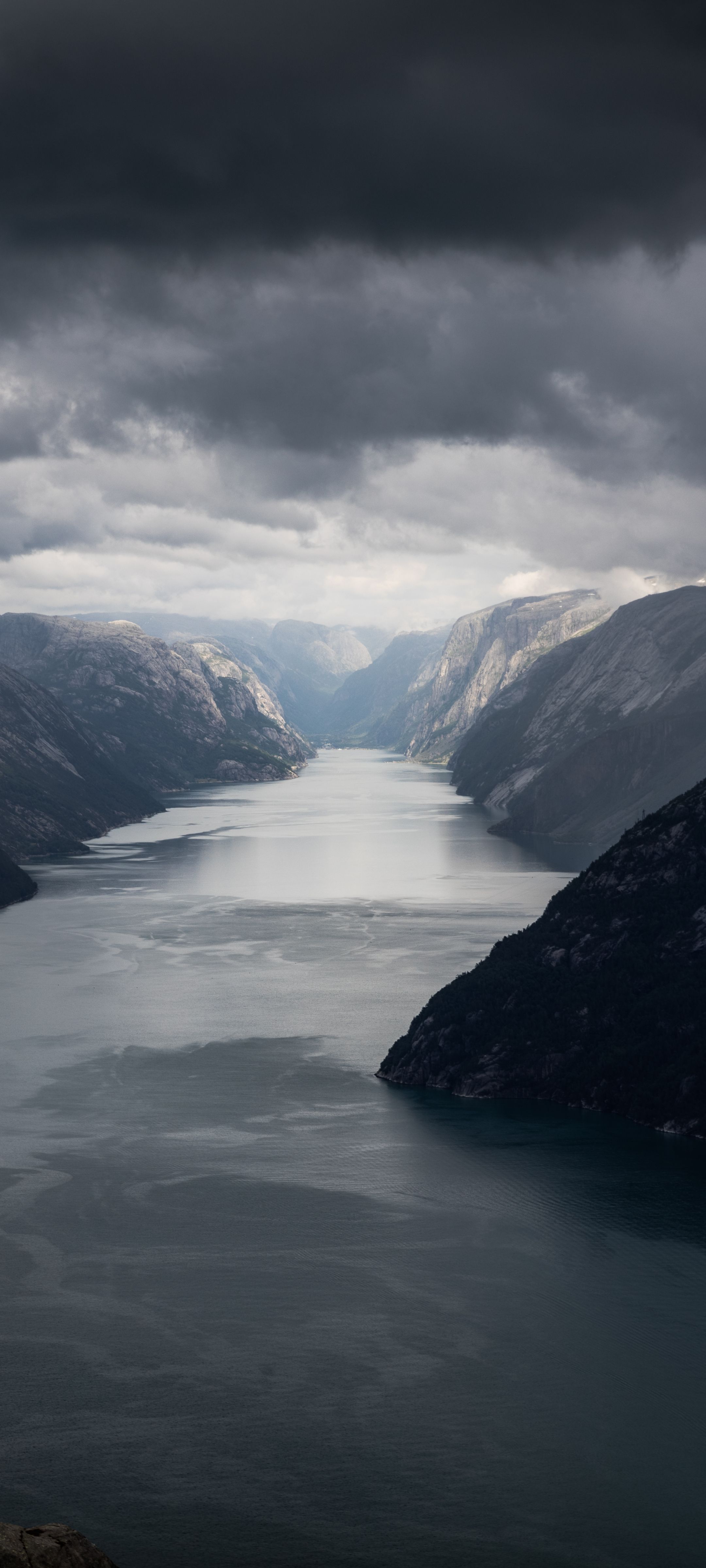 2160x4800 Download Nature Fjord Phone Wallpaper