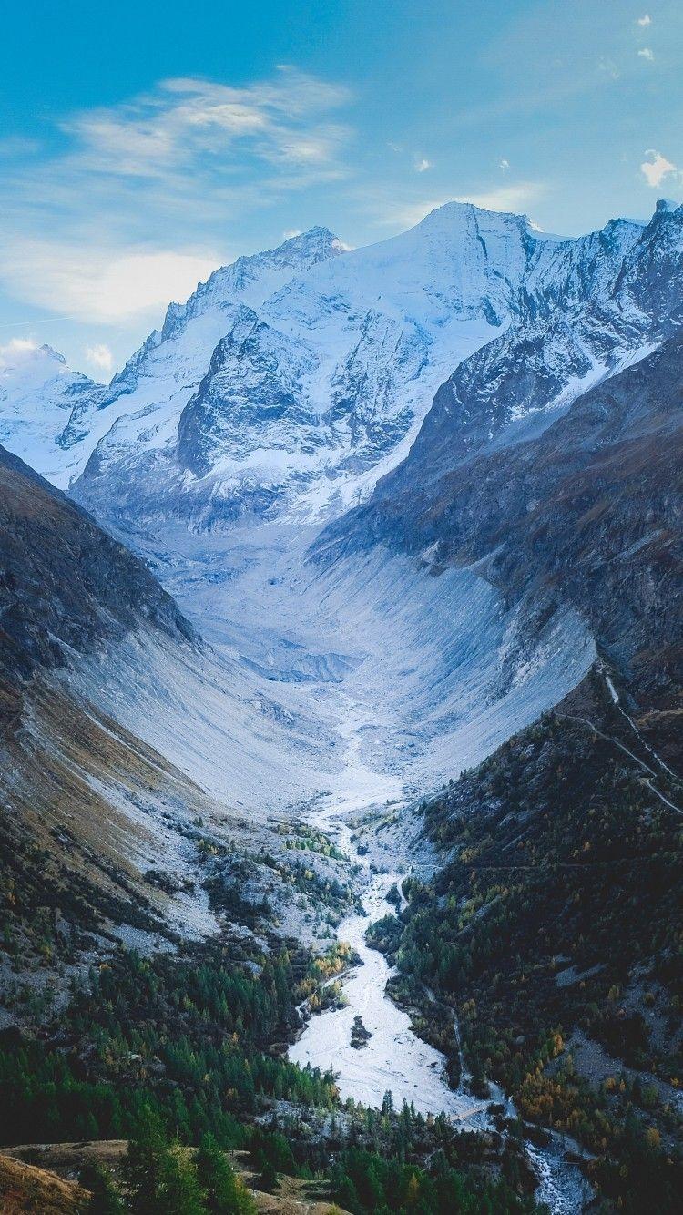 750x1334 Download 750x1334 Switzerland, Mountain, Snow, Scenic
