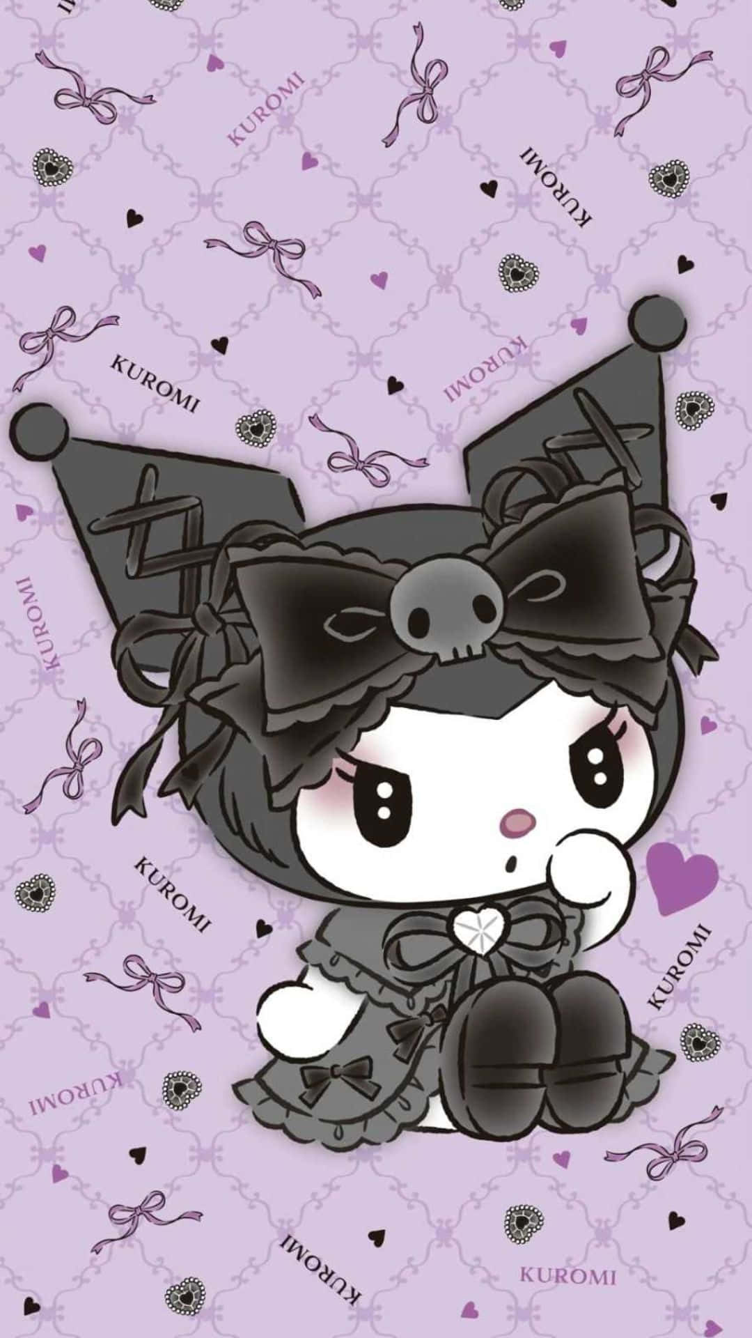 1080x1920 Download Kuromi Embracing Halloween