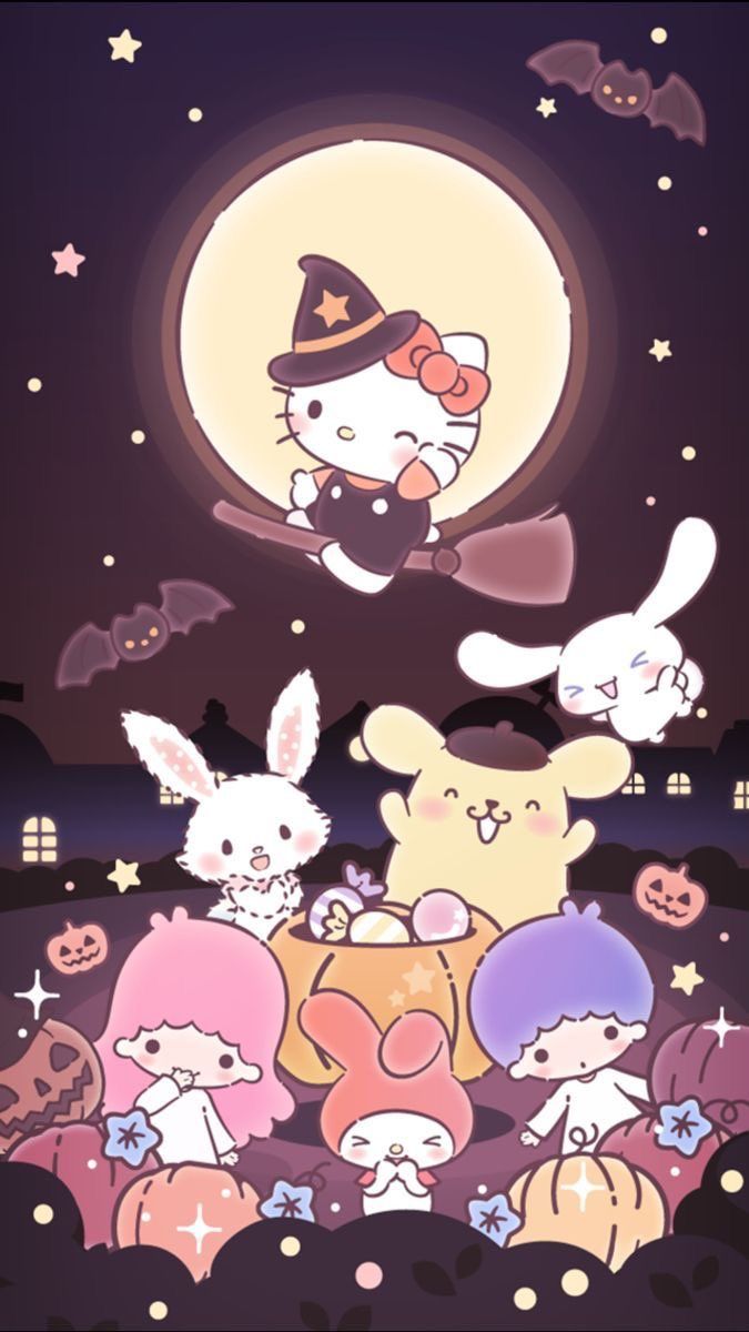 675x1200 halloween themed hello kitty