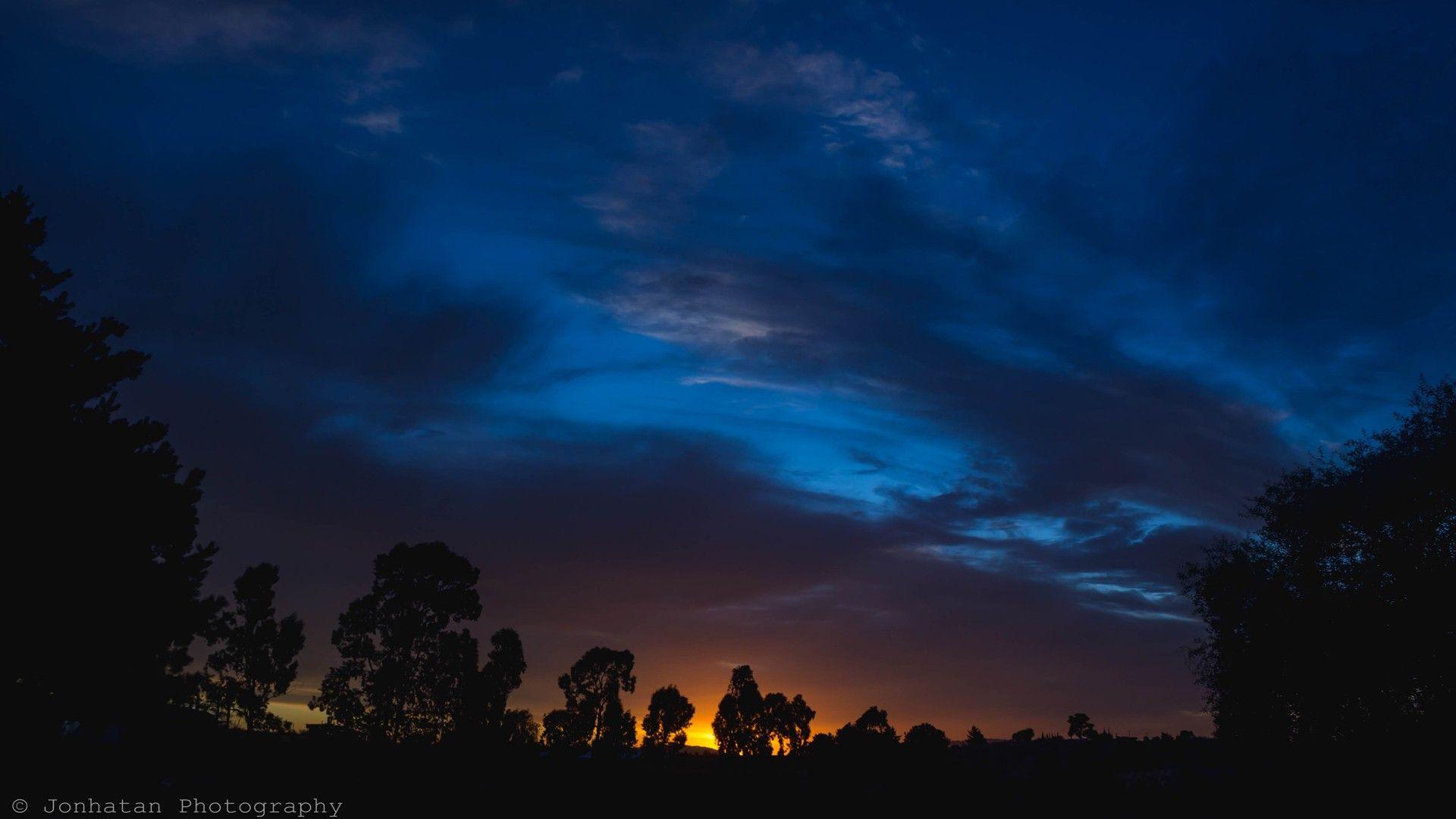 1920x1080 1920x1080 night sky landscape clouds sunset