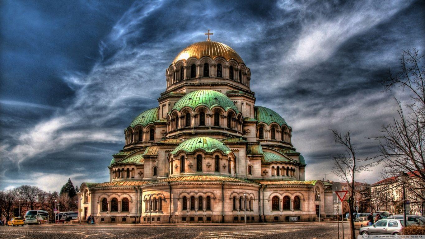 1366x768 Alexander Nevsky Cathedral- Sofia, Bulgaria ❤ 4K HD Desktop