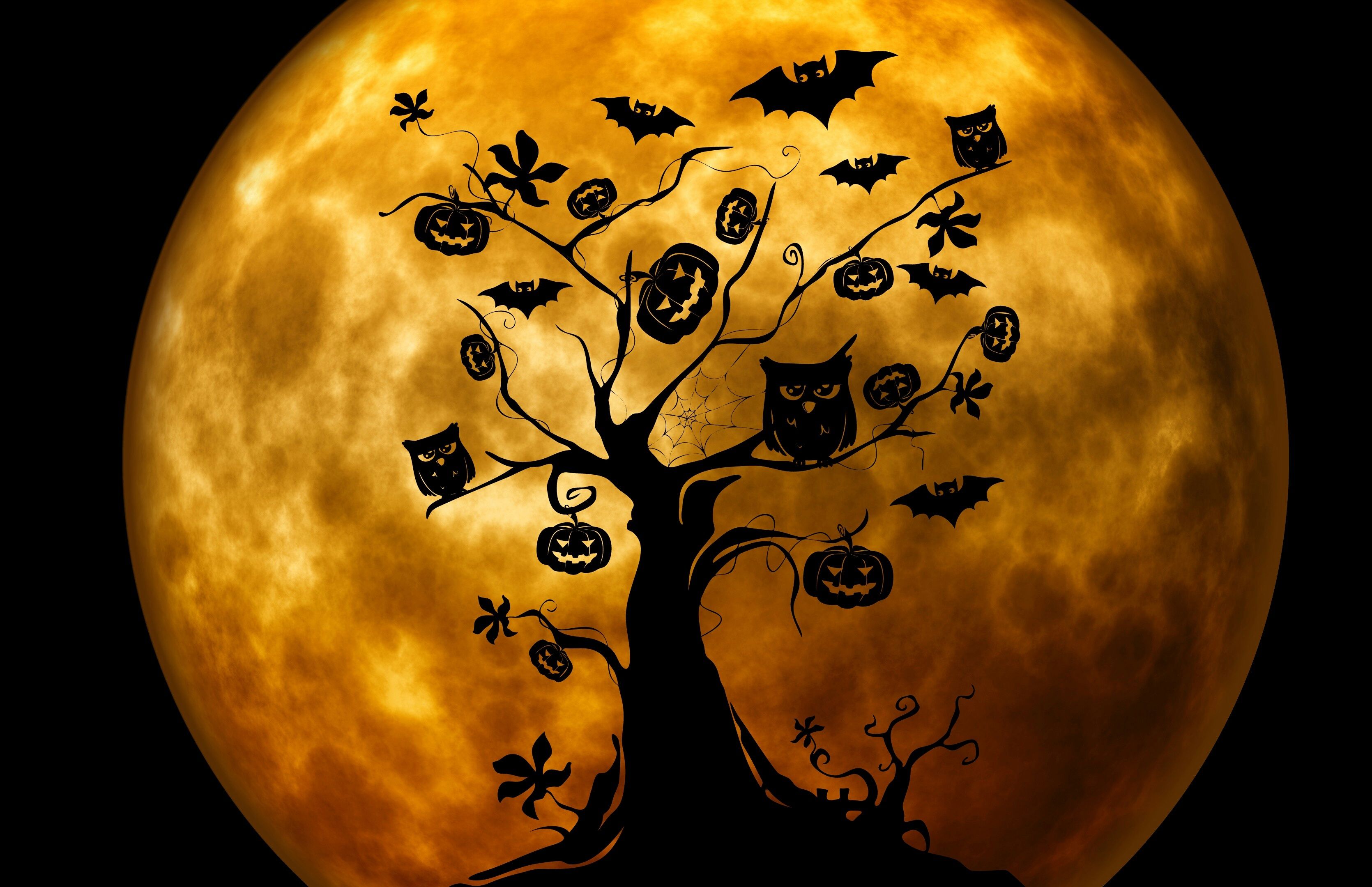 3340x2160 Holiday Halloween HD Wallpaper