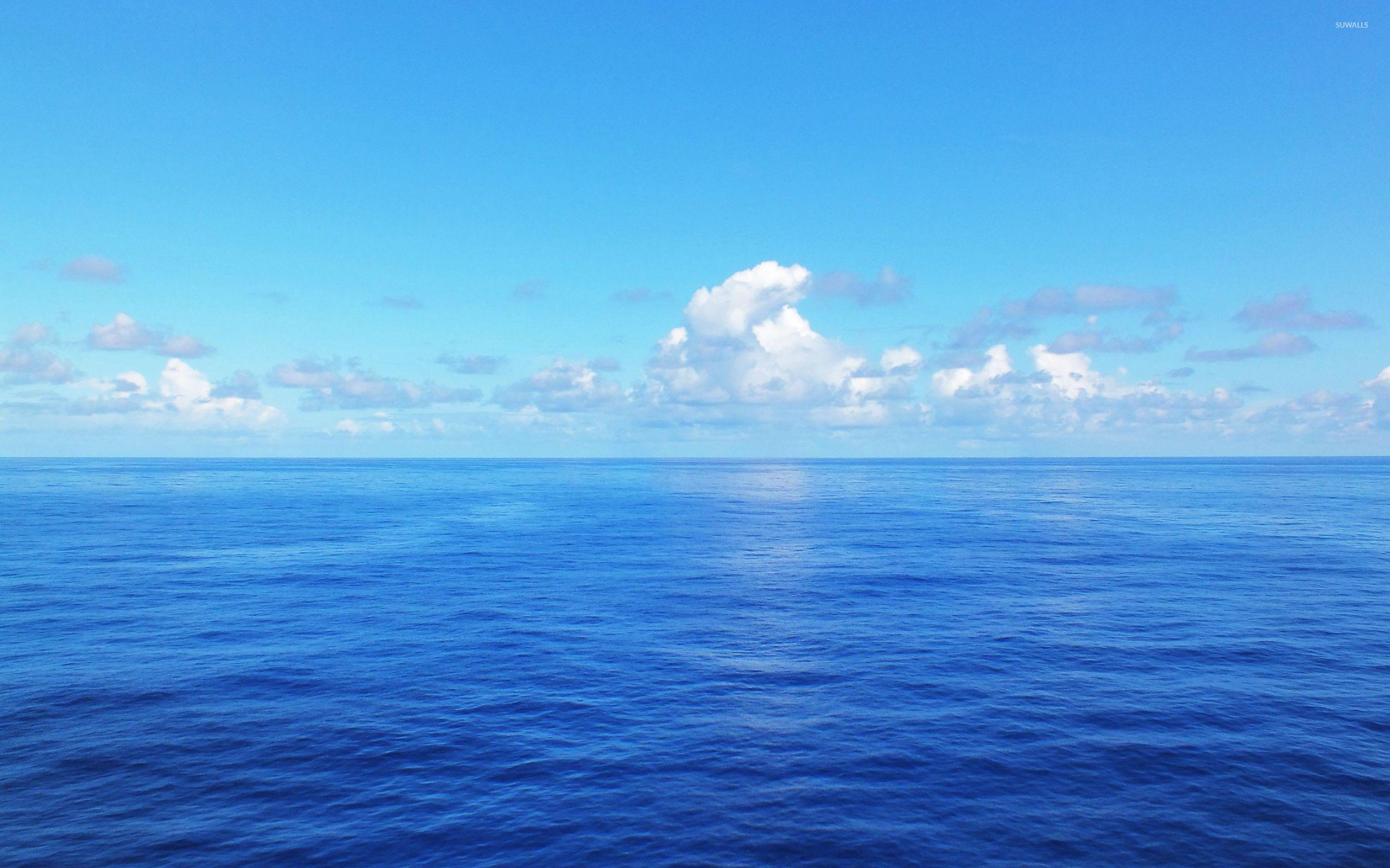 2560x1600 Blue Ocean Cloud Wallpaper